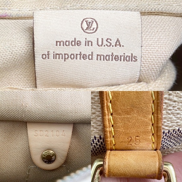 💎✨LIKE NEW✨💎 Speedy Bandouliere 25 Damier Azur - Picture 15 of 15